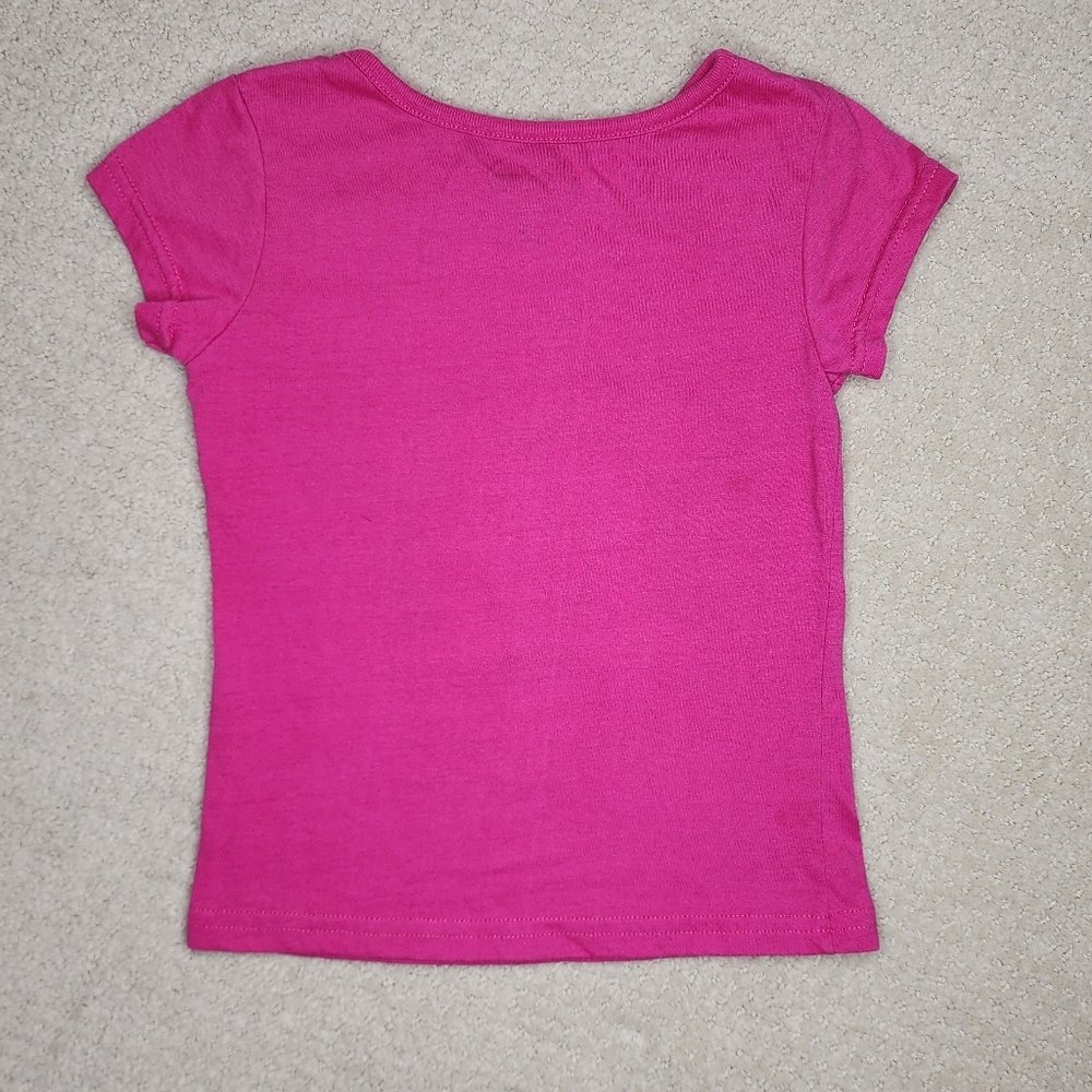 Disney Pink Minnie Mouse T Shirt 6/6X - Picture 2 of 3